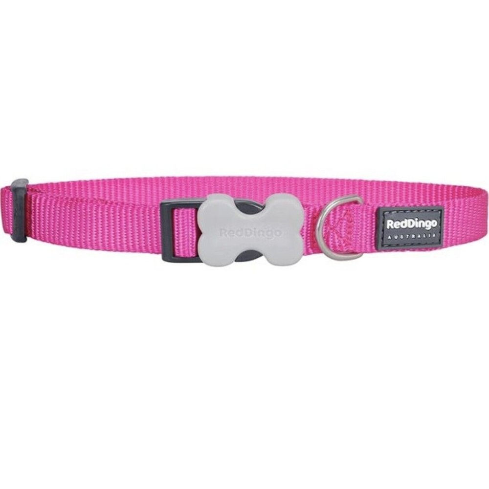 HOT PINK DINGO CLASSIC DOG COLLAR, LARGE